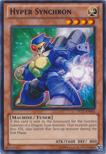 Hyper Synchron - DL17-EN006 Rare Unlimited