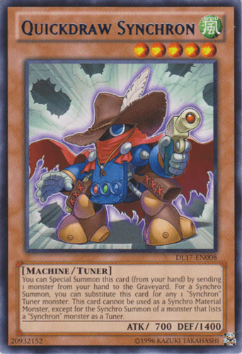 Quickdraw Synchron - DL17-EN008 Rare Unlimited