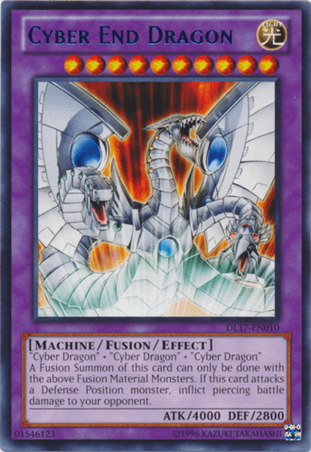Cyber End Dragon - DL17-EN010 Rare Unlimited