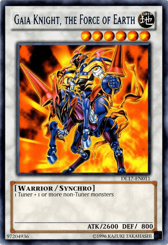 Gaia Knight, the Force of Earth - DL17-EN011 Rare Unlimited