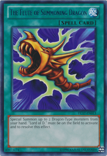 The Flute of Summoning Dragon - DL17-EN013 Rare Unlimited