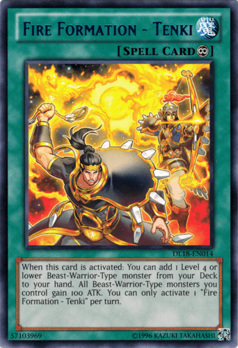 Fire Formation - Tenki - DL18-EN014 Rare Unlimited
