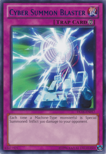 Cyber Summon Blaster - DL18-EN017 Rare Unlimited