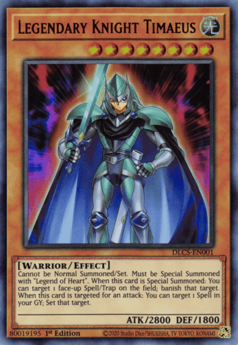 Legendary Knight Timaeus - DLCS-EN001 Ultra Rare 1st Edition
