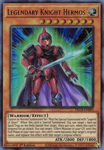 Legendary Knight Hermos - DLCS-EN003 Ultra Rare 1st Edition