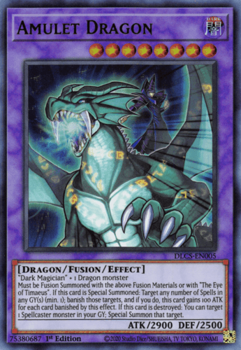 Amulet Dragon - DLCS-EN005 Ultra Rare 1st Edition