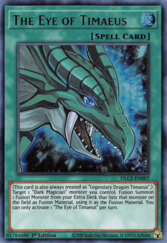 The Eye of Timaeus - DLCS-EN007 Ultra Rare 1st Edition