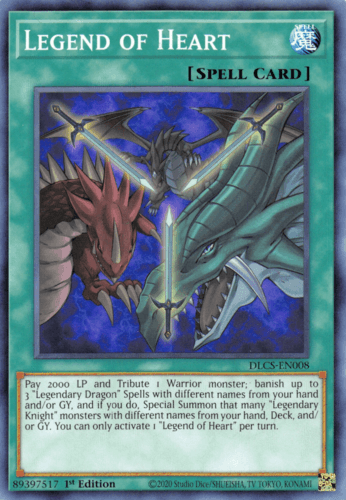 Legend of Heart - DLCS-EN008 Common 1st Edition