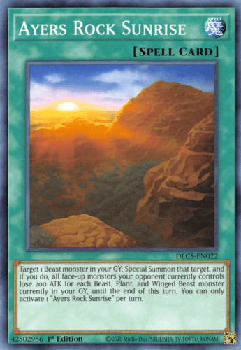 Ayers Rock Sunrise - DLCS-EN022 Common 1st Edition
