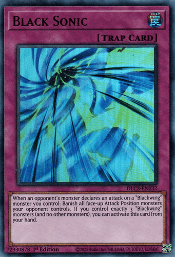 Black Sonic - DLCS-EN032 Ultra Rare 1st Edition