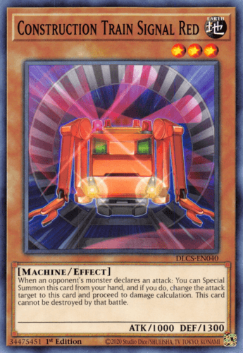 Construction Train Signal Red - DLCS-EN040 Common 1st Edition