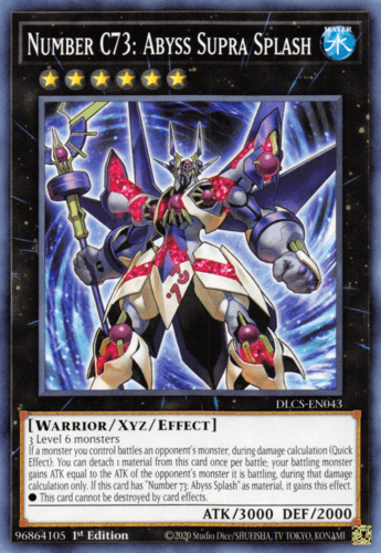 Number C73: Abyss Supra Splash - DLCS-EN043 Common 1st Edition