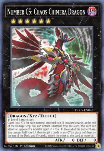 Number C5: Chaos Chimera Dragon - DLCS-EN045 Common 1st Edition