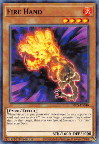 Fire Hand - DLCS-EN048 Common 1st Edition