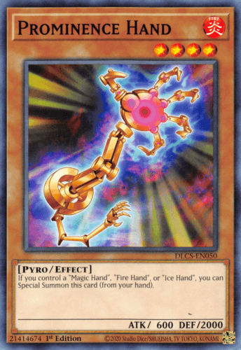 Prominence Hand - DLCS-EN050 Common 1st Edition