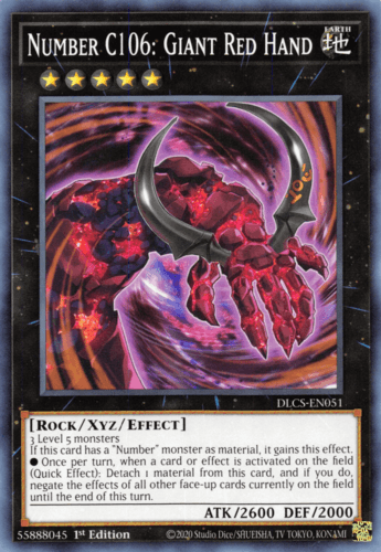 Number C106: Giant Red Hand - DLCS-EN051 Common 1st Edition