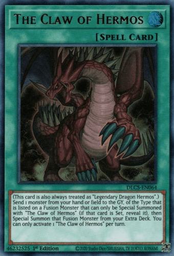The Claw of Hermos - DLCS-EN064 Ultra Rare 1st Edition