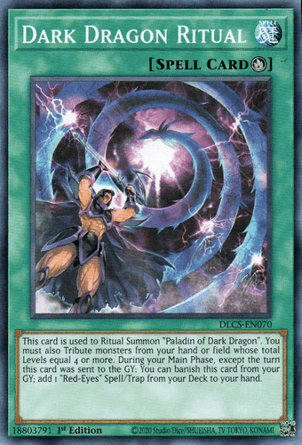 Dark Dragon Ritual - DLCS-EN070 Common 1st Edition