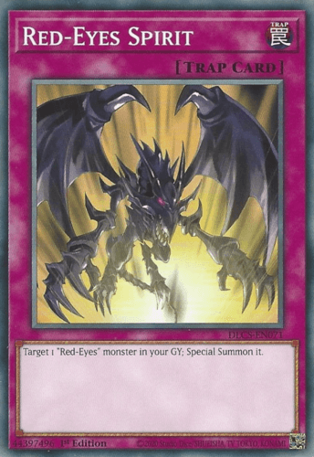 Red-Eyes Spirit - DLCS-EN071 Common 1st Edition
