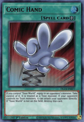 Comic Hand - DLCS-EN077 Ultra Rare 1st Edition
