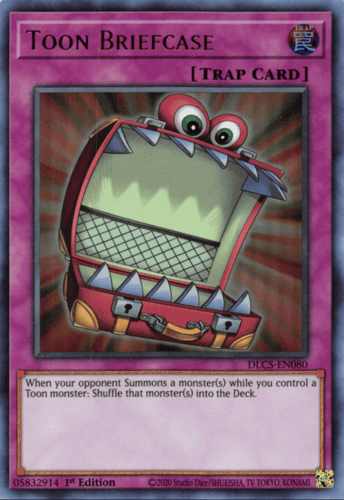 Toon Briefcase - DLCS-EN080 Ultra Rare 1st Edition