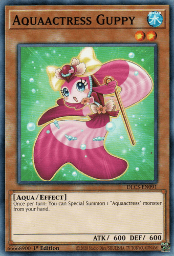 Aquaactress Guppy - DLCS-EN091 Common 1st Edition