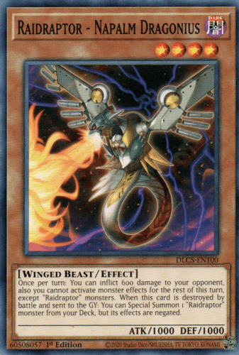 Raidraptor - Napalm Dragonius - DLCS-EN100 Common 1st Edition