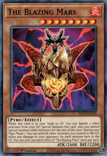 The Blazing Mars - DLCS-EN103 Common 1st Edition