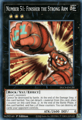 Number 51: Finisher the Strong Arm - DLCS-EN120 Common 1st Edition