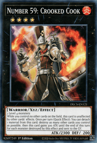 Number 59: Crooked Cook - DLCS-EN121 Common 1st Edition