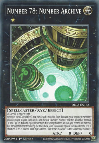 Number 78: Number Archive - DLCS-EN122 Common 1st Edition