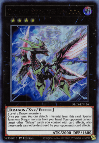 Galaxy Stealth Dragon - DLCS-EN126 Ultra Rare 1st Edition