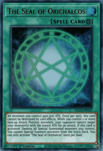 The Seal of Orichalcos - DLCS-EN137 Ultra Rare 1st Edition