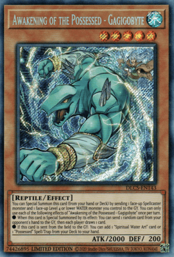 Awakening of the Possessed - Gagigobyte - DLCS-EN143 Secret Rare Limited Edition