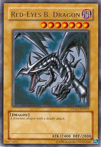 Red-Eyes Black Dragon - DLG1-EN012 Rare Unlimited