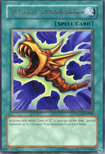 The Flute of Summoning Dragon - DLG1-EN088 Rare Unlimited
