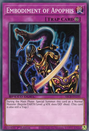 Embodiment of Apophis - DLG1-EN099 Super Rare Unlimited