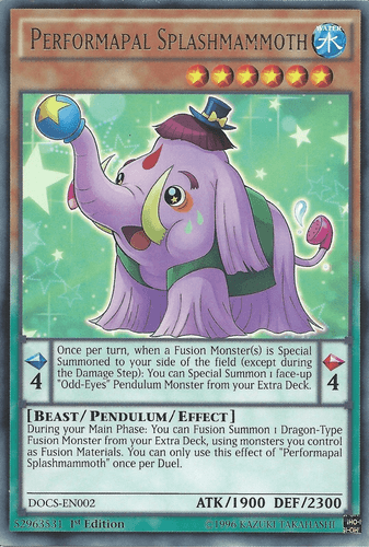 Performapal Splashmammoth - DOCS-EN002 Rare Unlimited