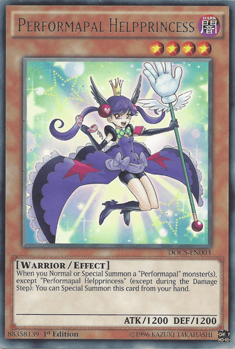 Performapal Helpprincess - DOCS-EN003 Rare 1st Edition