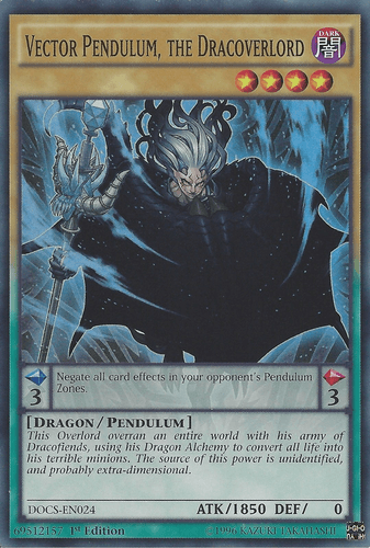 Vector Pendulum, the Dracoverlord - DOCS-EN024 Super Rare Unlimited