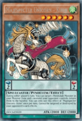 Majespecter Unicorn - Kirin - DOCS-EN029 Rare 1st Edition