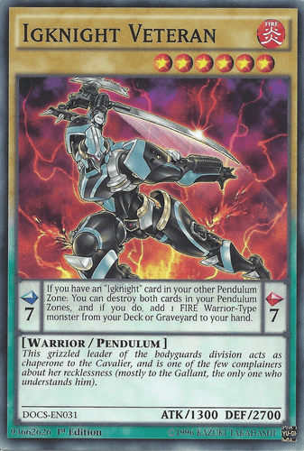 Igknight Veteran - DOCS-EN031 Common 1st Edition