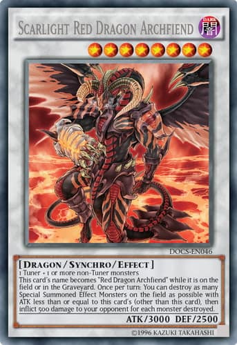 Scarlight Red Dragon Archfiend - DOCS-EN046 Secret Rare Unlimited