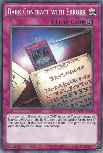 Dark Contract with Errors - DOCS-EN069 Common 1st Edition
