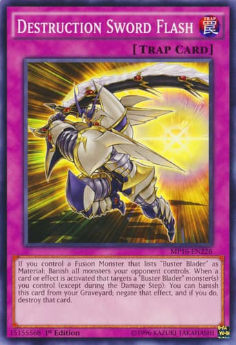 Destruction Sword Flash - DOCS-ENSE4 Super Rare Limited Edition