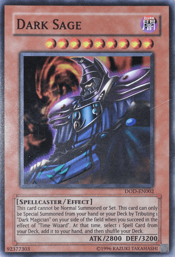 Dark Sage - DOD-EN002 Super Rare Limited Edition