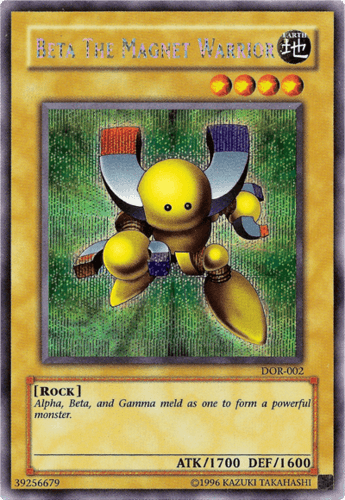 Beta The Magnet Warrior - DOR-002 Secret Rare Unlimited