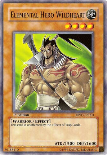 Elemental HERO Wildheart - DP03-EN003 Common 1st Edition