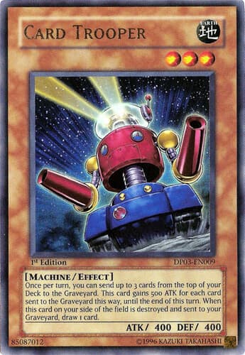 Card Trooper - DP03-EN009 Ultra Rare 1st Edition