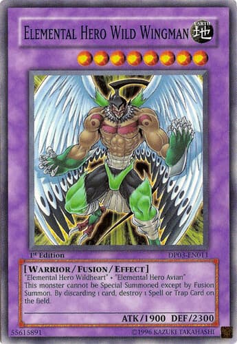 Elemental HERO Wild Wingman - DP03-EN011 Common 1st Edition